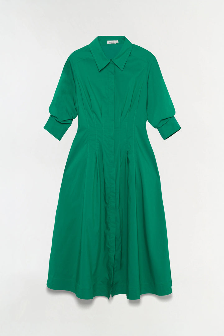 Jazz Pintuck Midi Dress - More Colors Available