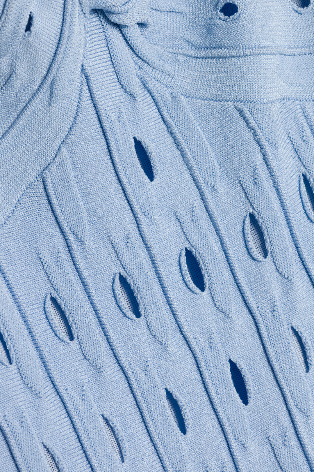 Christina Knit Midi Dress - Light Blue