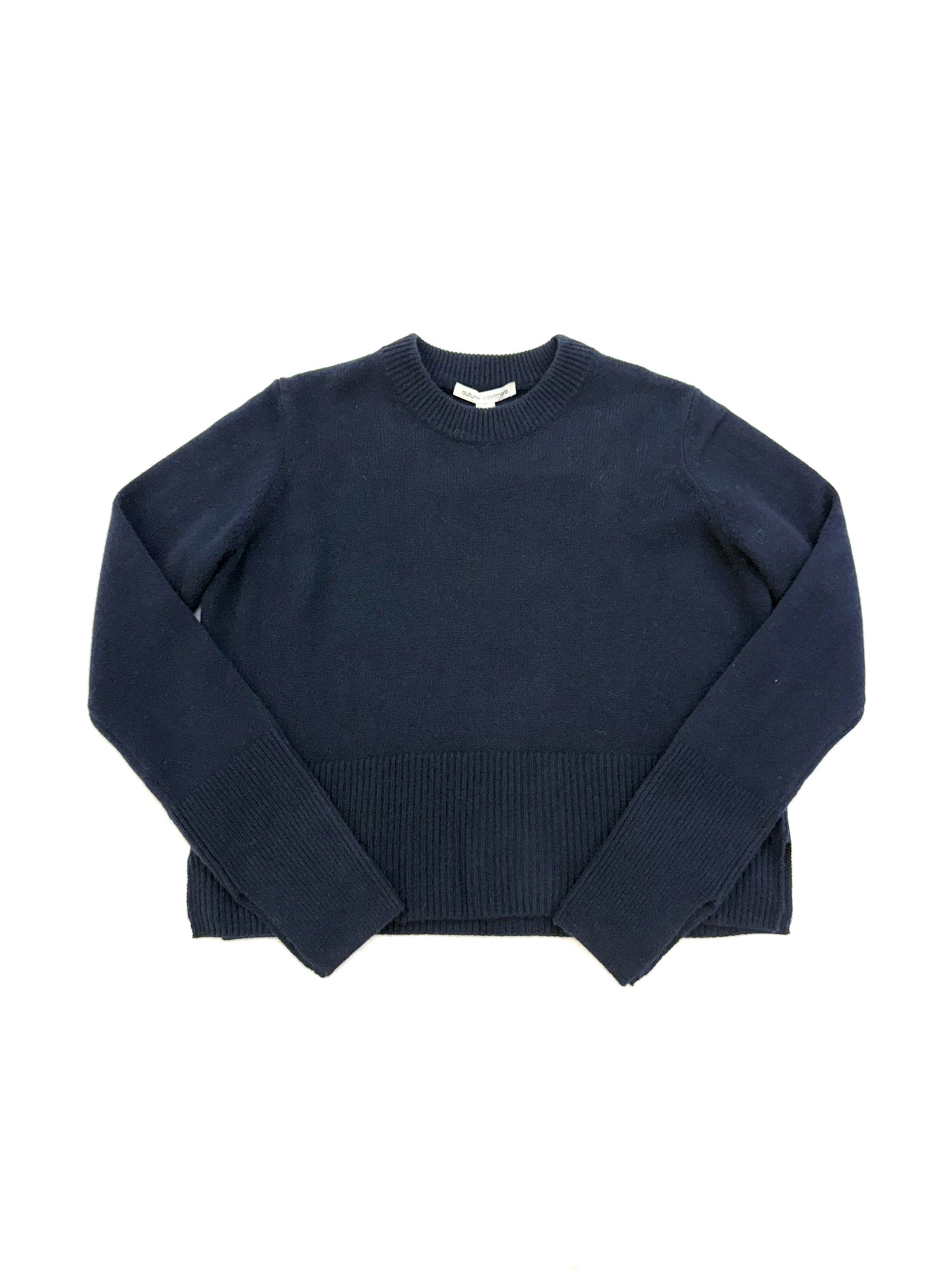 BOXY CREWNECK SWEATER WITH SLITS - More Colors Available