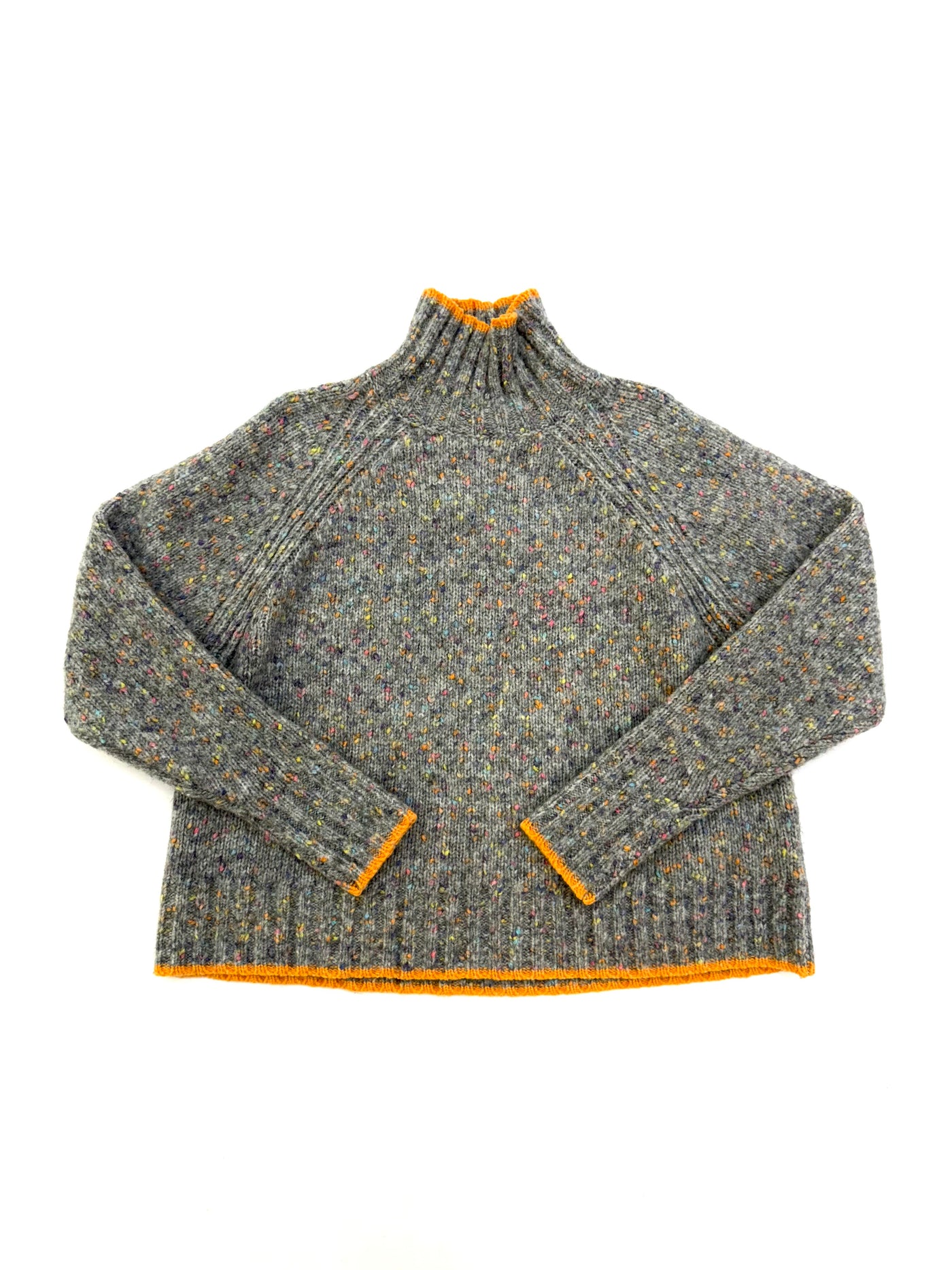 TIPPED TWEED MOCK Turtleneck - More Colors Available