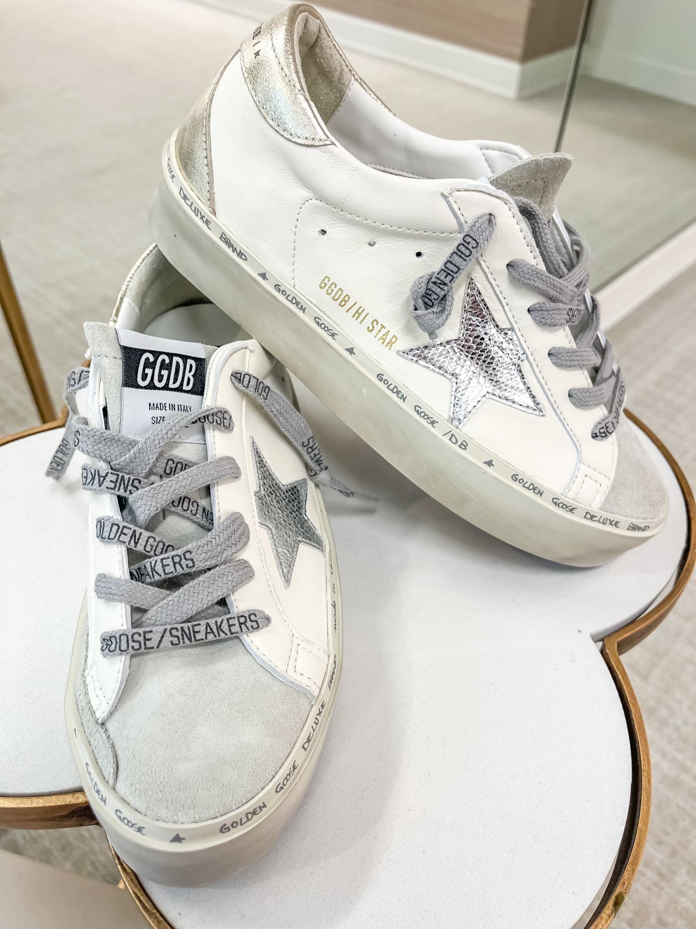 Hi-Star Sneaker - White/Ice/Silver/Platinum