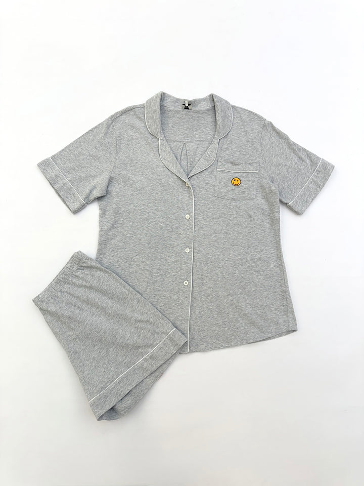 SMILE SHORT PJ SET - More Colors Available