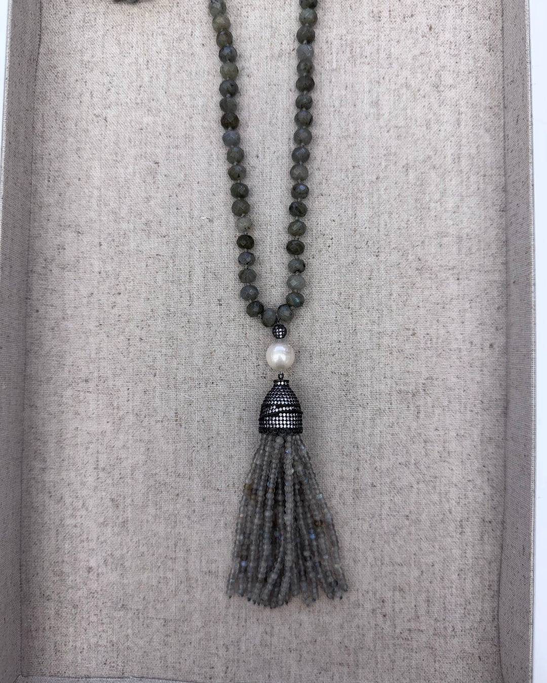 MADELINE LABORADITE NECKLACE