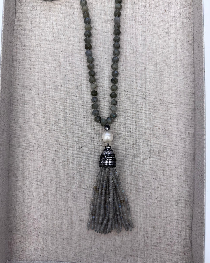 MADELINE LABORADITE NECKLACE