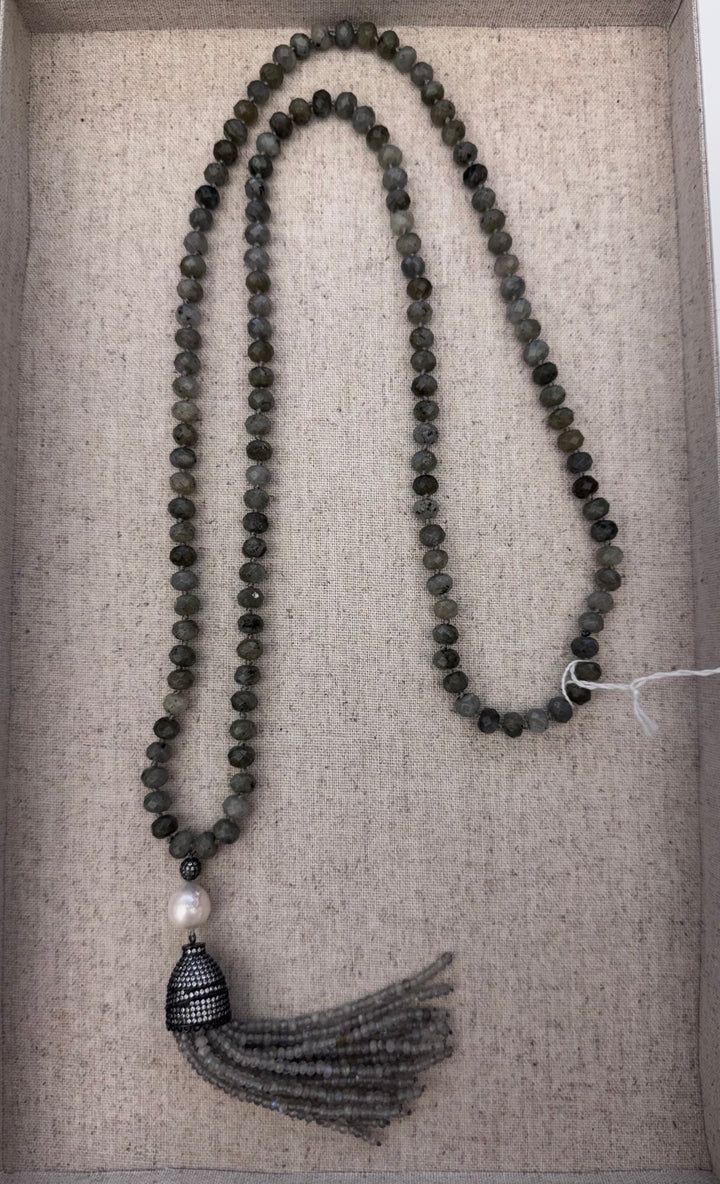 MADELINE LABORADITE NECKLACE