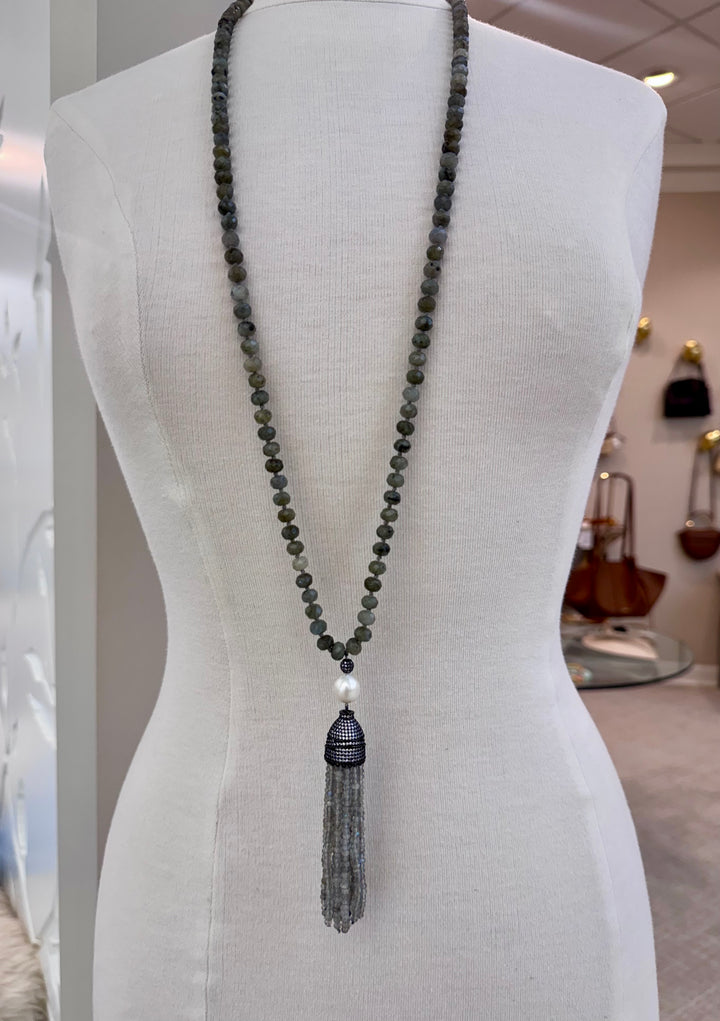 MADELINE LABORADITE NECKLACE