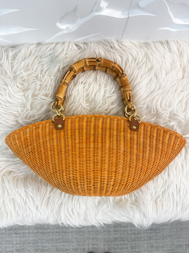Nayla Wicket Bag - Honey
