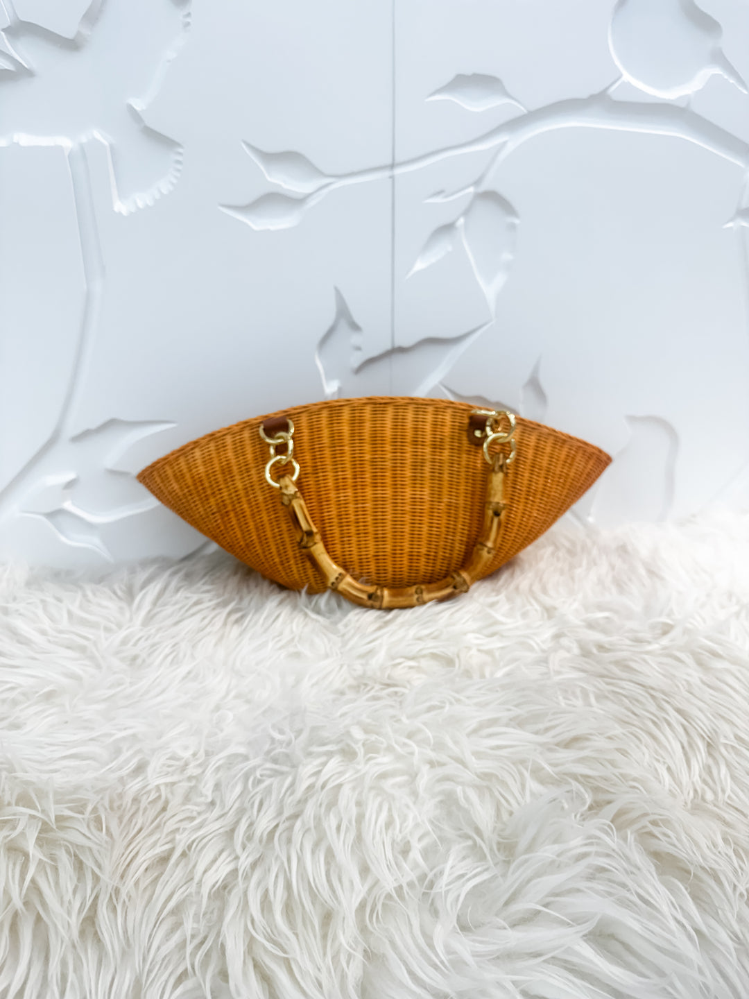 Nayla Wicket Bag - Honey