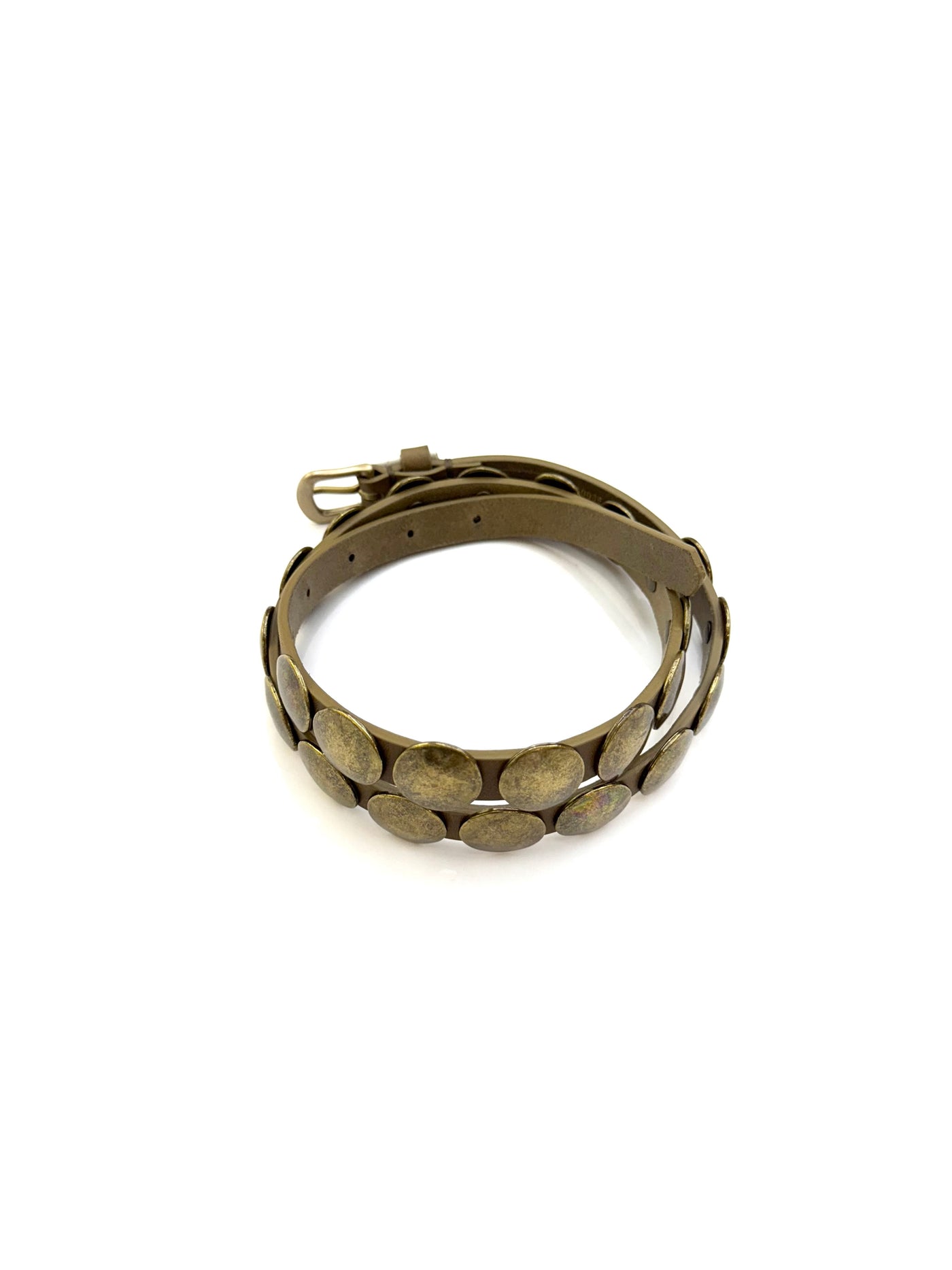 Trinidad Thin Belt - Brown/Gold