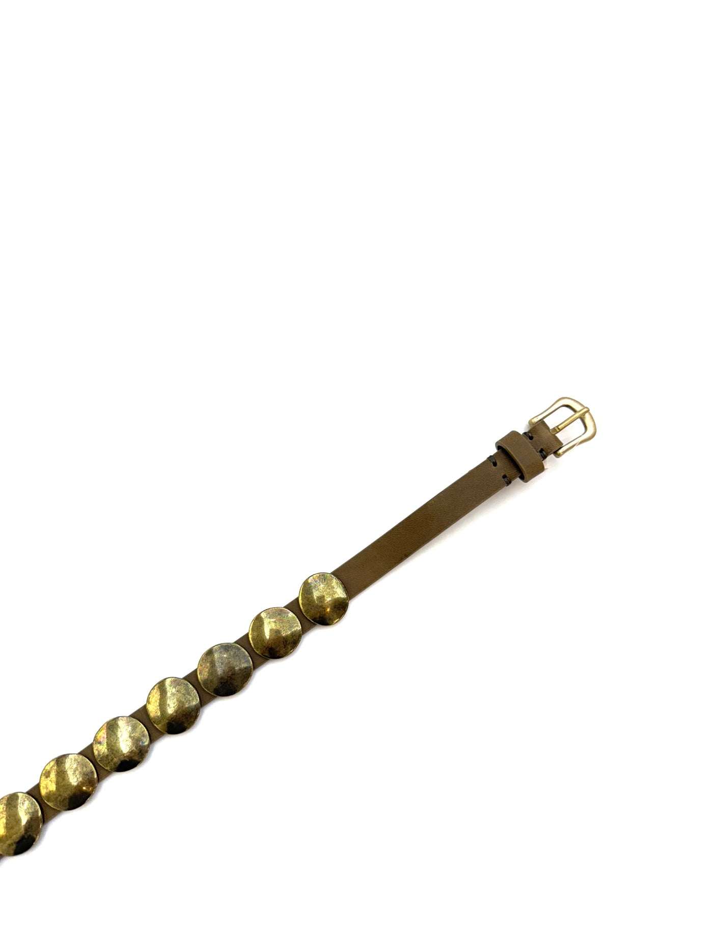 Trinidad Thin Belt - Brown/Gold
