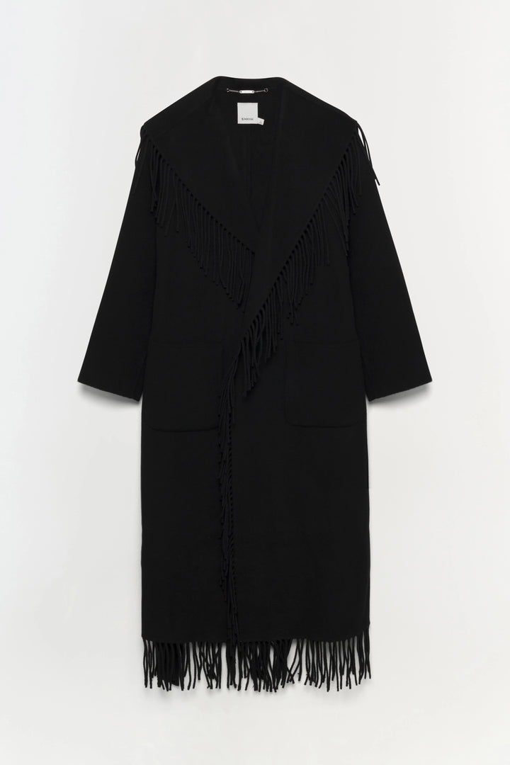 JONATHAN SIMKHA SI-6031 CARRIE FRINGE ROBE COAT 10