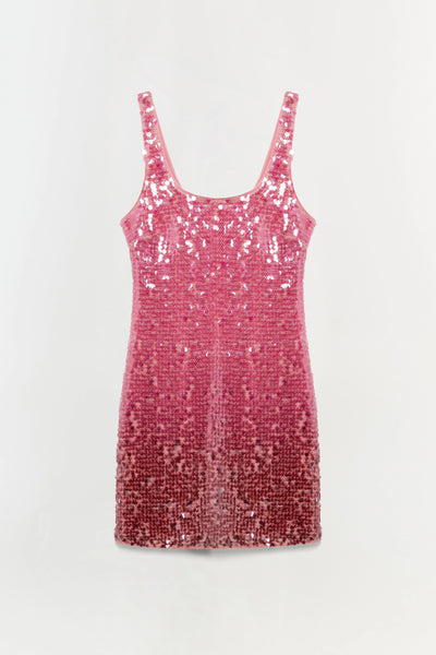 Alayna Sequin Mini Dress - Sorbet Sequin