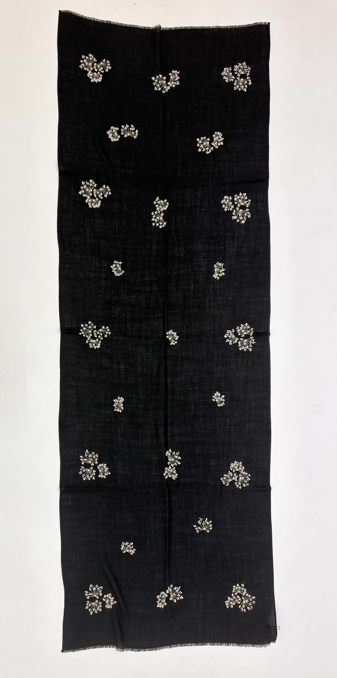 Moonlist Floral Stole - Black