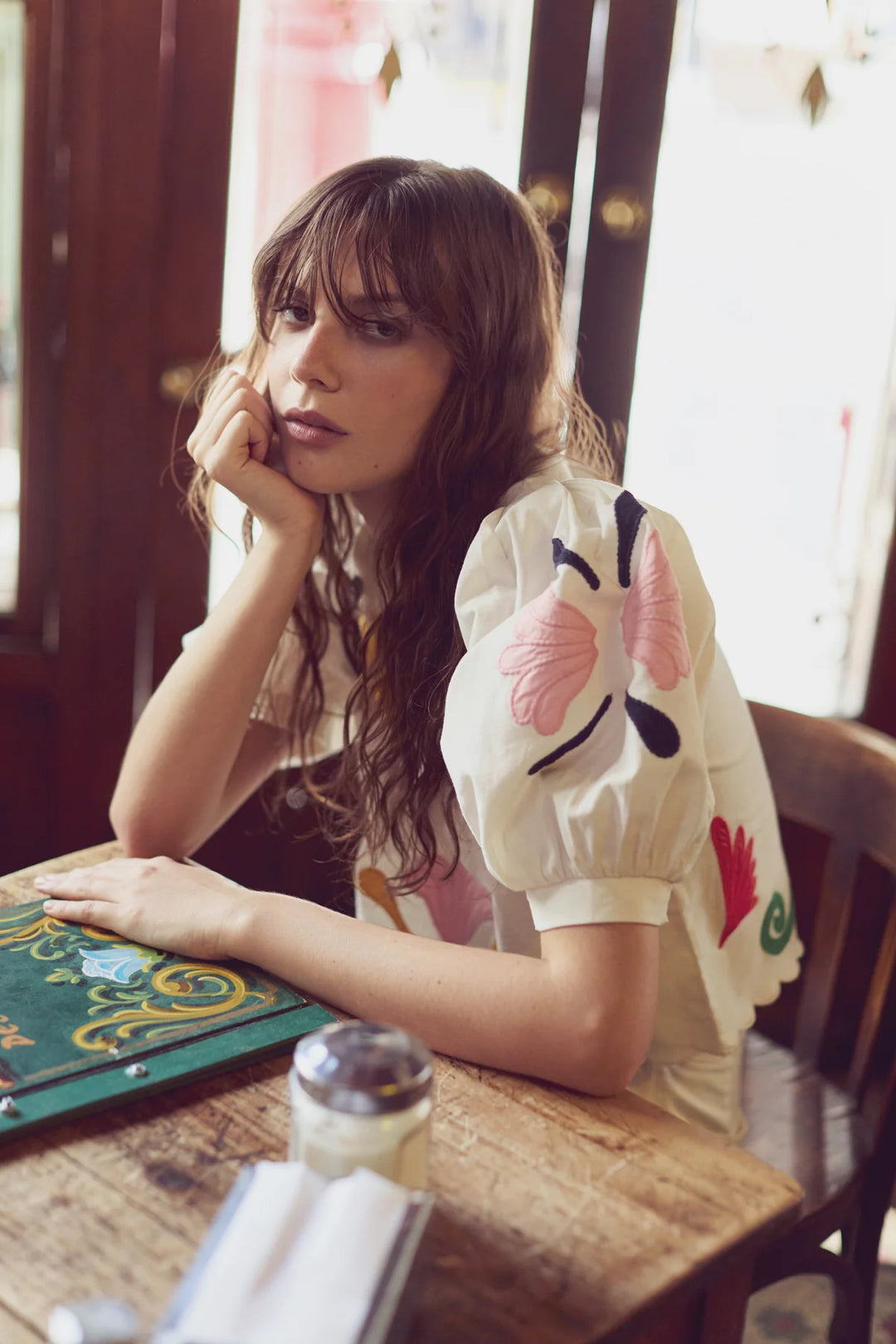 Lara Blouse - White Multi