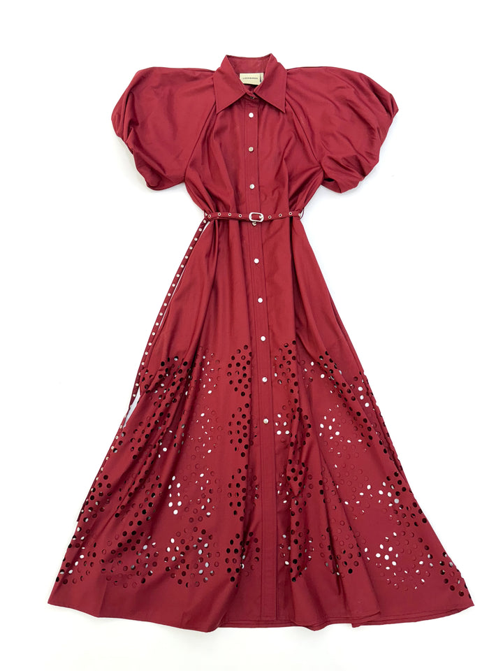 Simone Dress - Burgundy