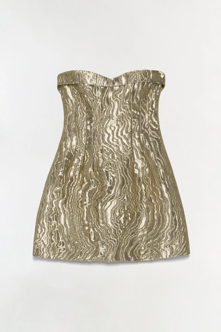 Darcie Mini Dress - Gold