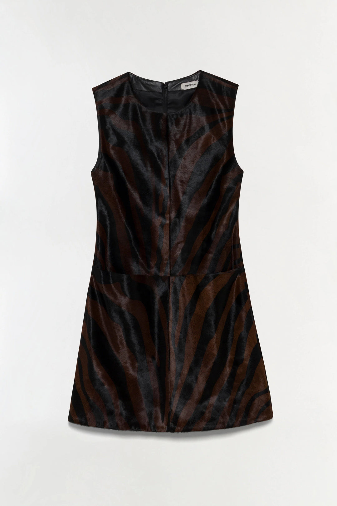 Sonoma Calf Hair Mini Dress in Zebra