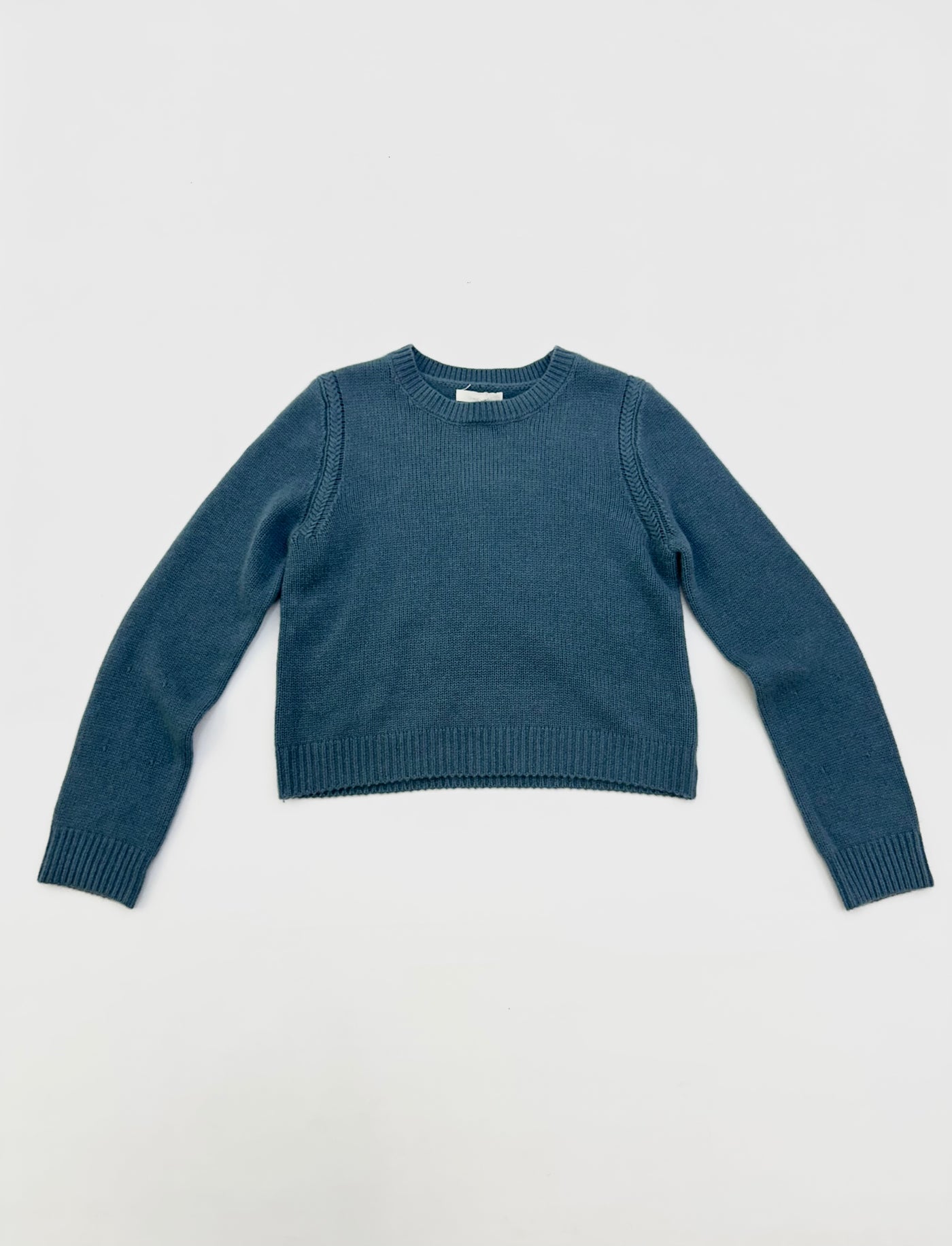 NOA SHUNKEN CREWNECK SWEATER - Blue