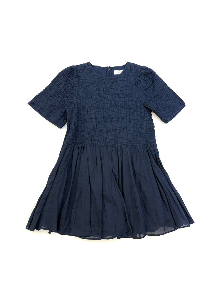 SEA - Imogen Solid Dress - Navy