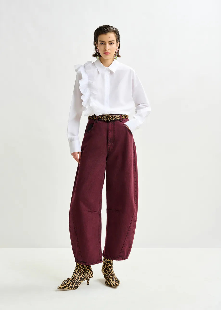 IPONY PONY LEATHER BELT - Leopard