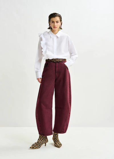 IPONY PONY LEATHER BELT - Leopard