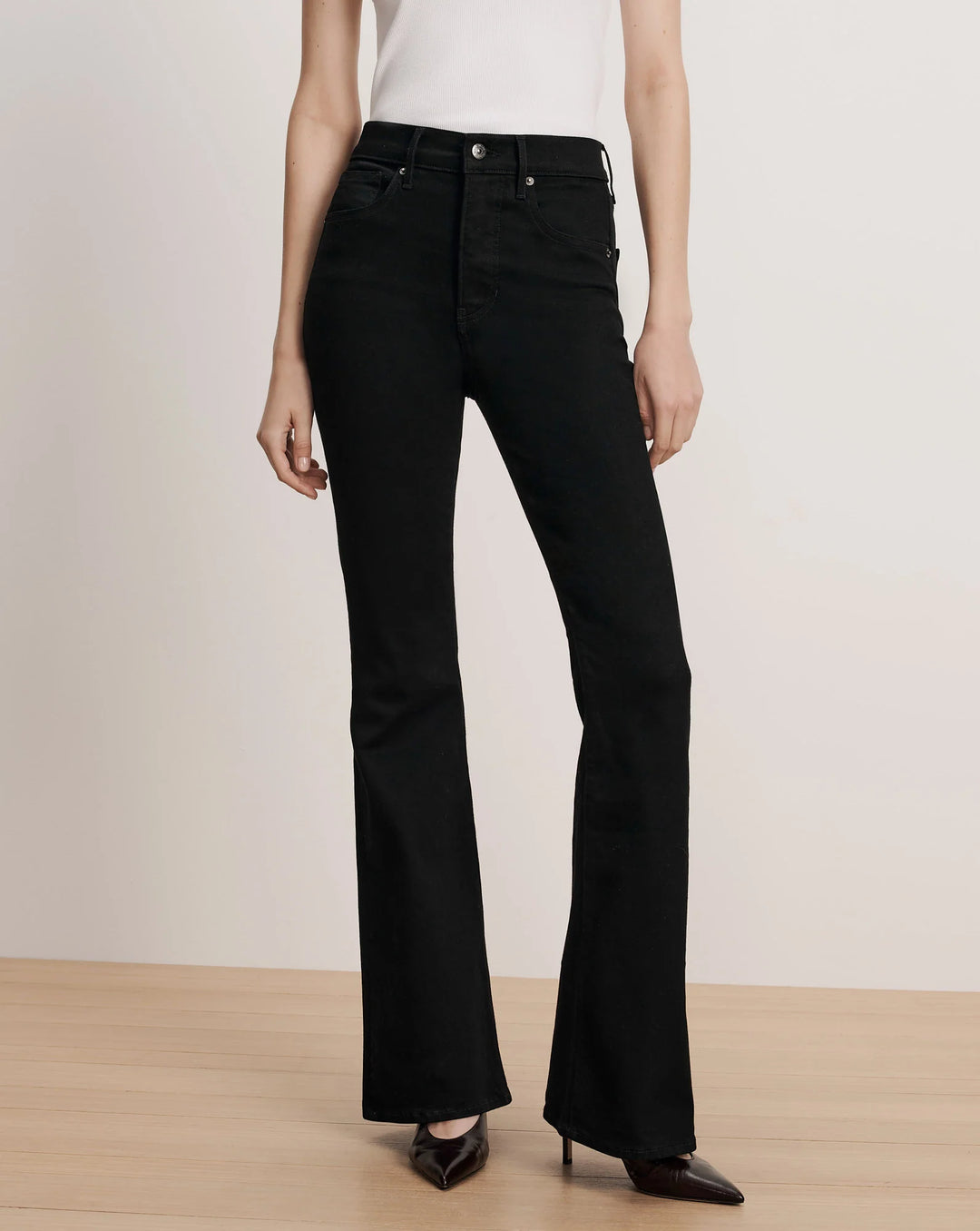 Beverly Skinny-Flare Jean - Black