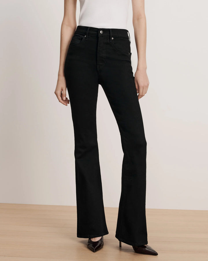 Beverly Skinny-Flare Jean - Black