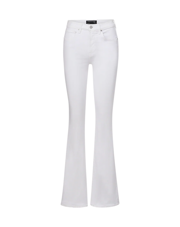 Beverly Skinny Flare Jean - White