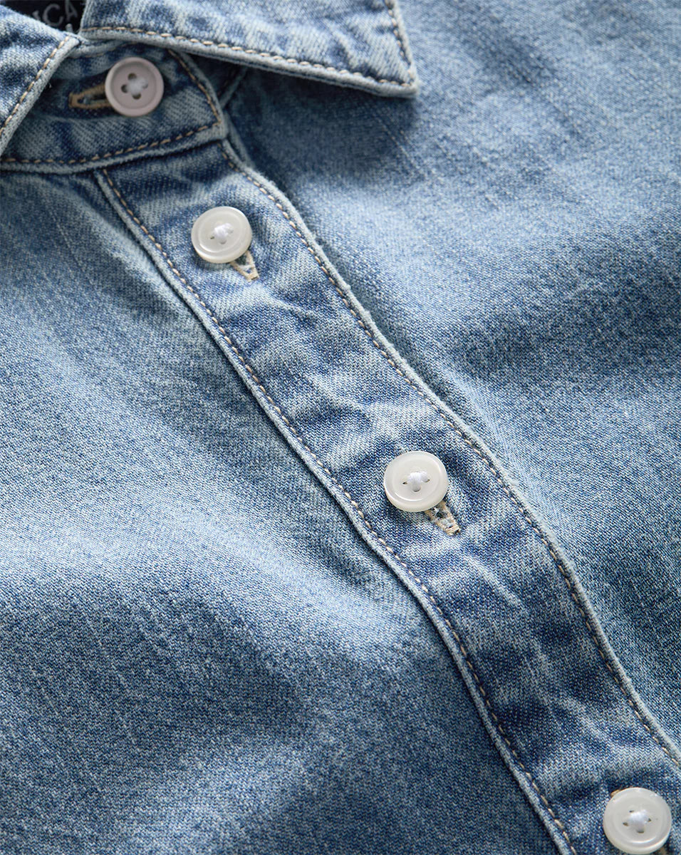 Fuller Denim Midi Dress - Starlight
