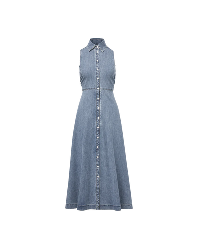 Fuller Denim Midi Dress - Starlight