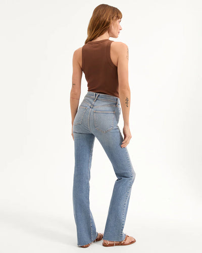 Jordyn Cropped Tank Top - Light Chicory