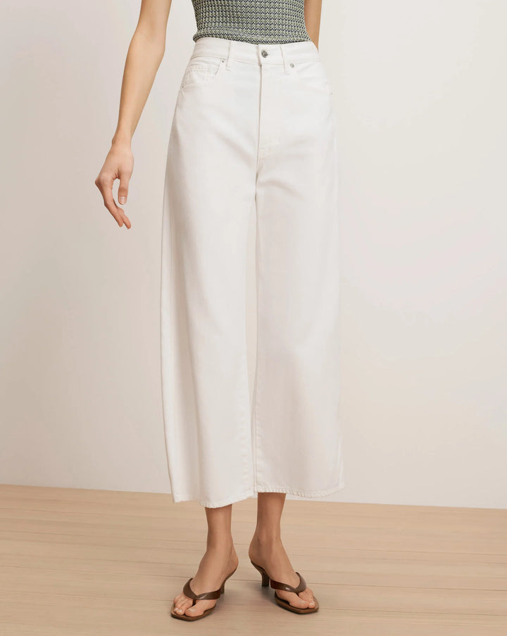 Taylor Cropped High Rise jeans - White