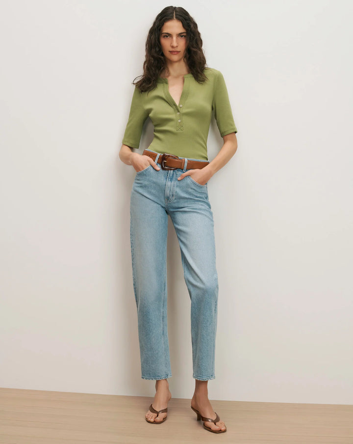 Reubian Henley Top - More Colors Available