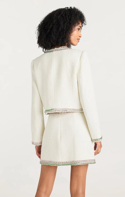 VERITY JACKET - Gardenia/Multi