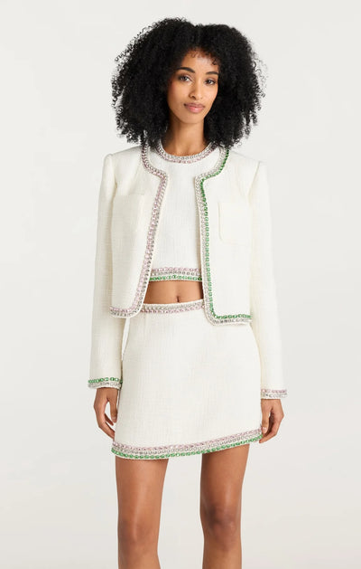 VERITY JACKET - Gardenia/Multi