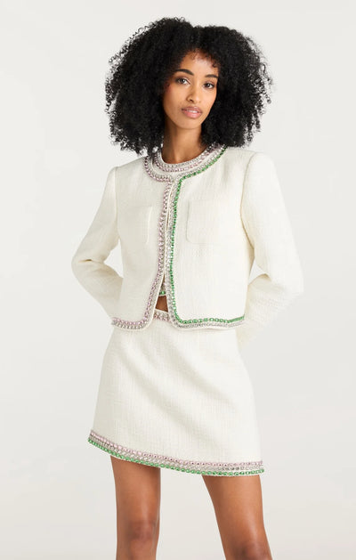 VERITY JACKET - Gardenia/Multi