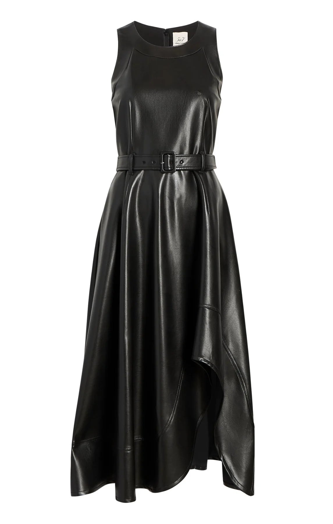 VEGAN LEATHER ZELDA DRESS - More Colors Available