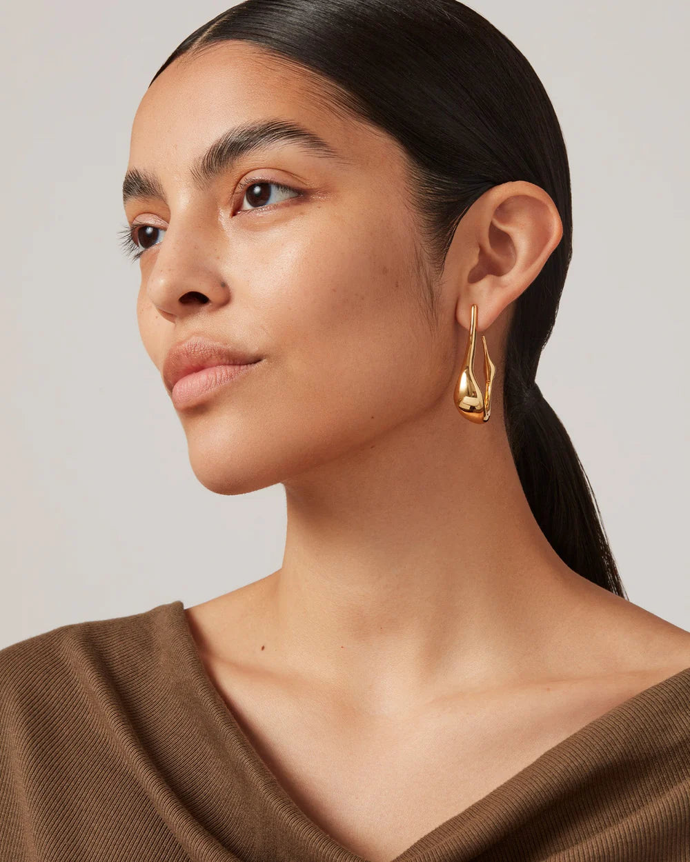 Colette Hoops Medium - Gold