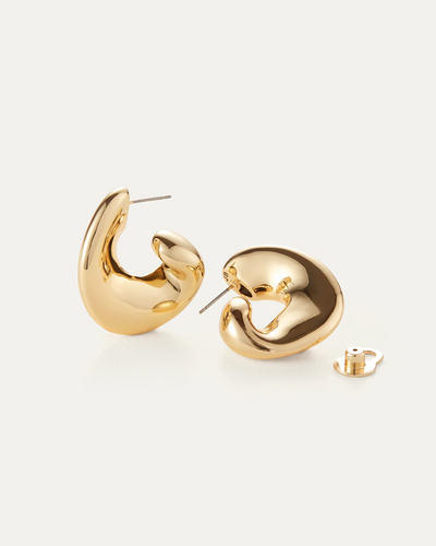 Gigi Hoop Earrings - Gold