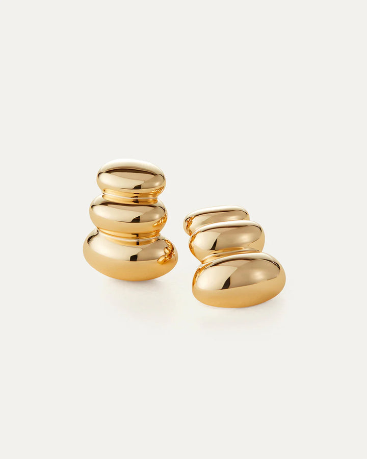 Non-Stop Clip On Earrings - Gold