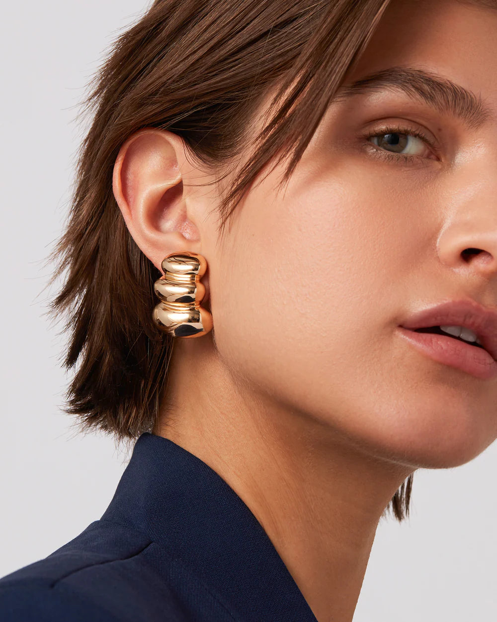 Non-Stop Clip On Earrings - Gold