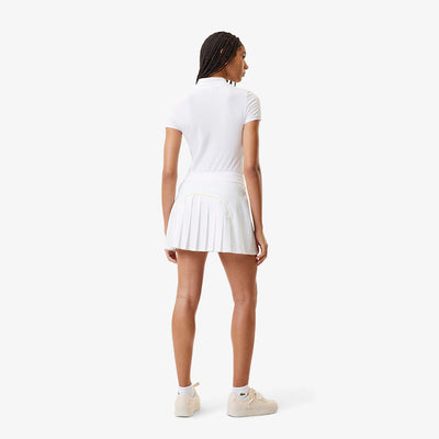 LACOSTE X BANDIER PLEATED BACK TENNIS SKIRT
