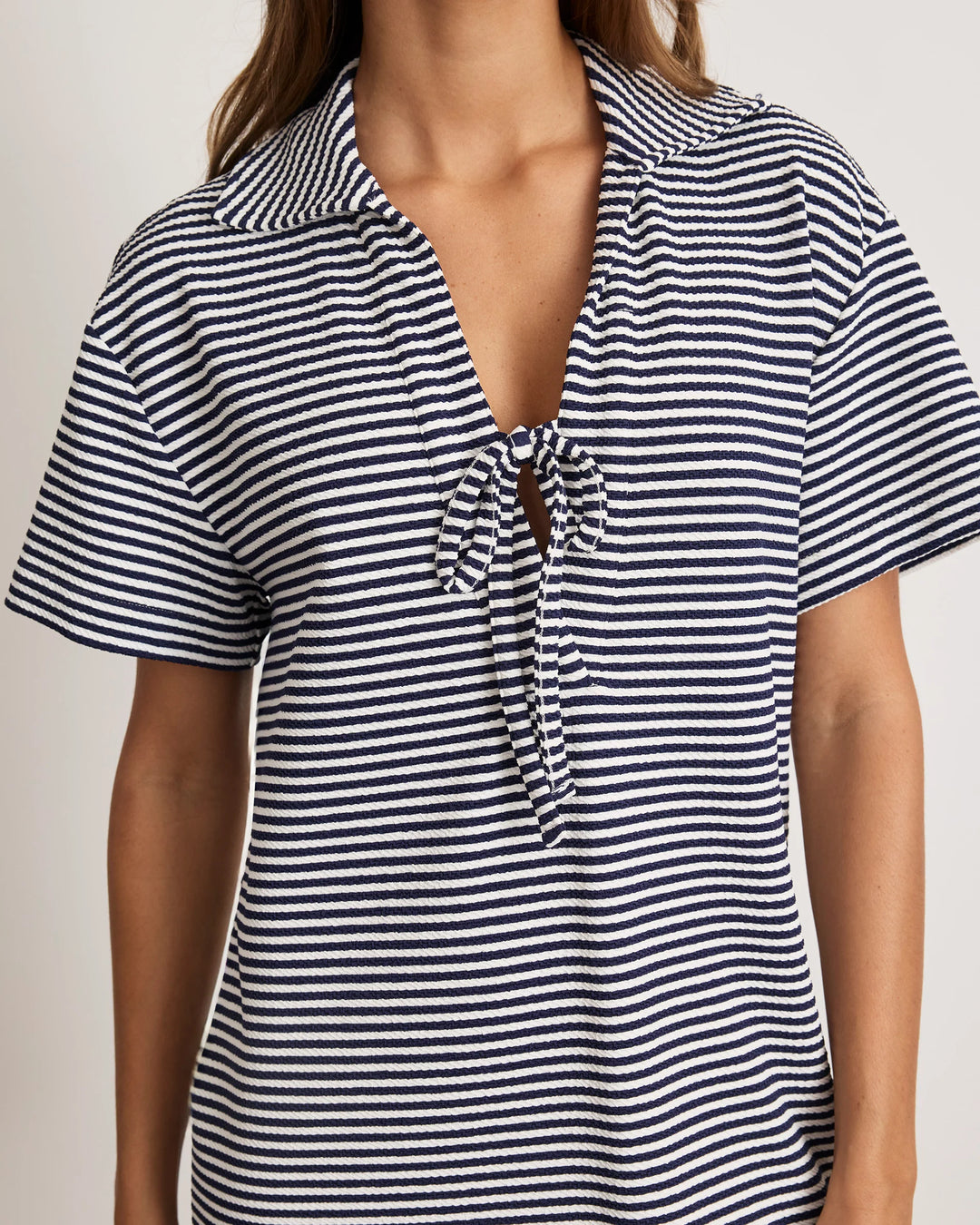 Joni Dress -  MARITIME BLUE/ CREAM MULTI