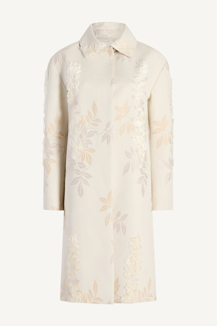 Lucien Car Coat - off white