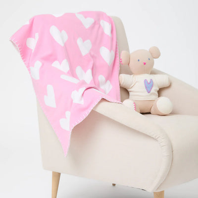 Baby Blanket Imperfect Heart - More Colors Available
