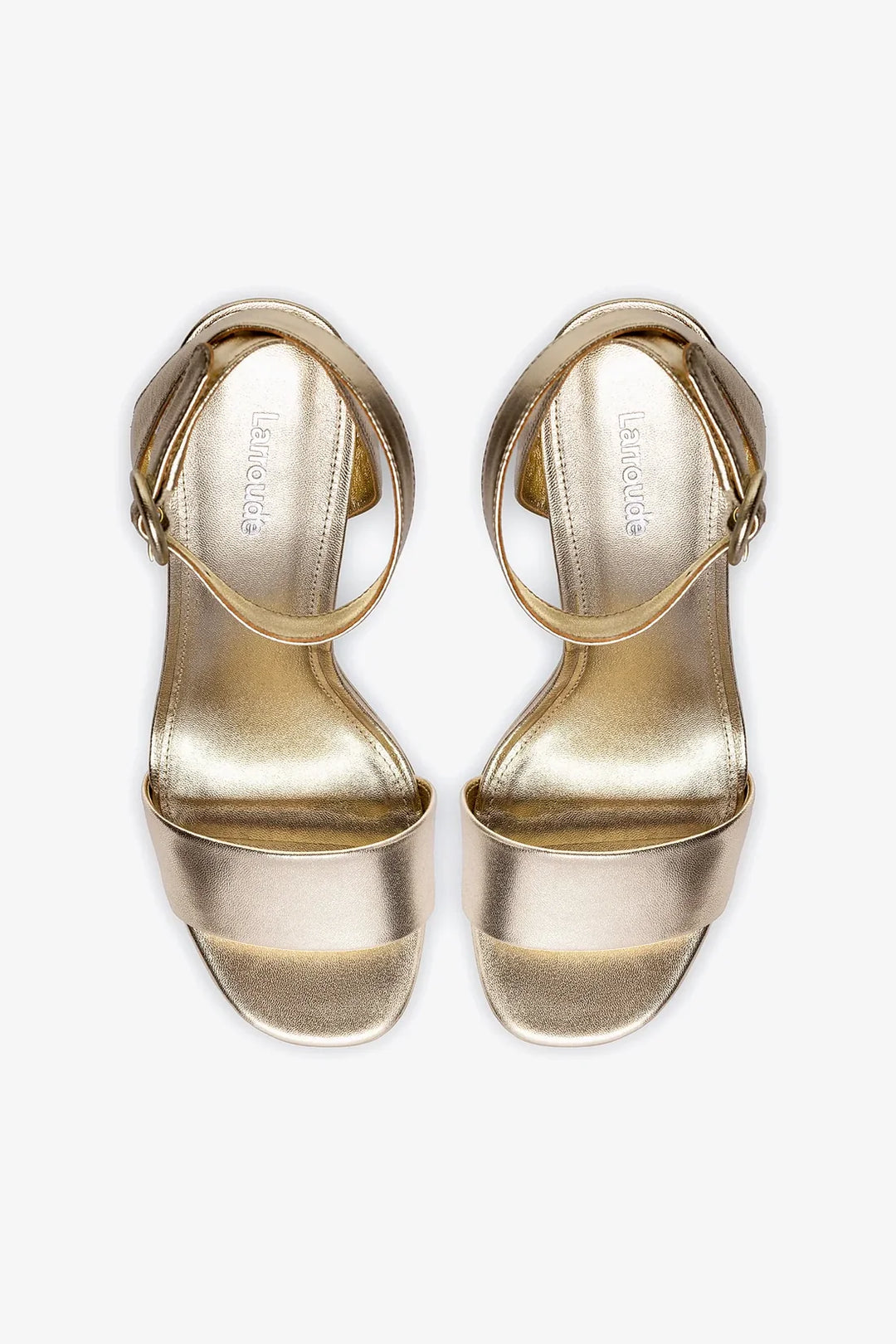 Dolly Sandal - Gold Metallic Leather