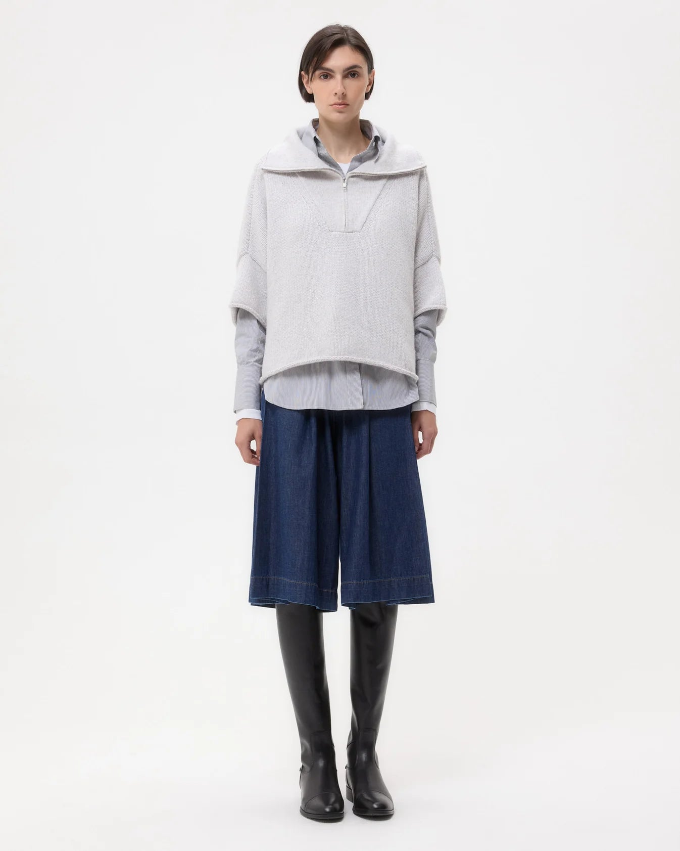 In The Morning Sweater - Light Heather Grey