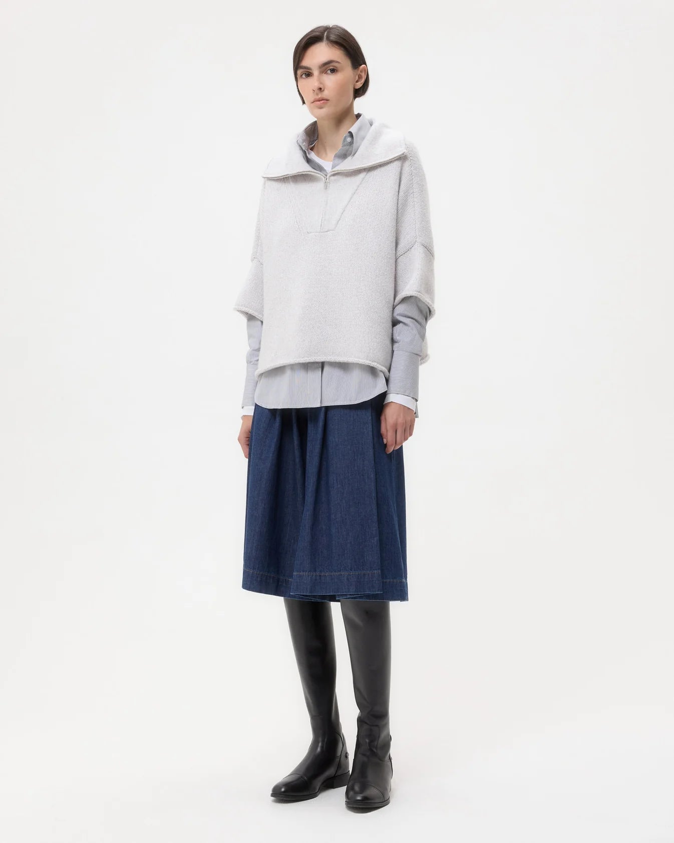 In The Morning Sweater - Light Heather Grey