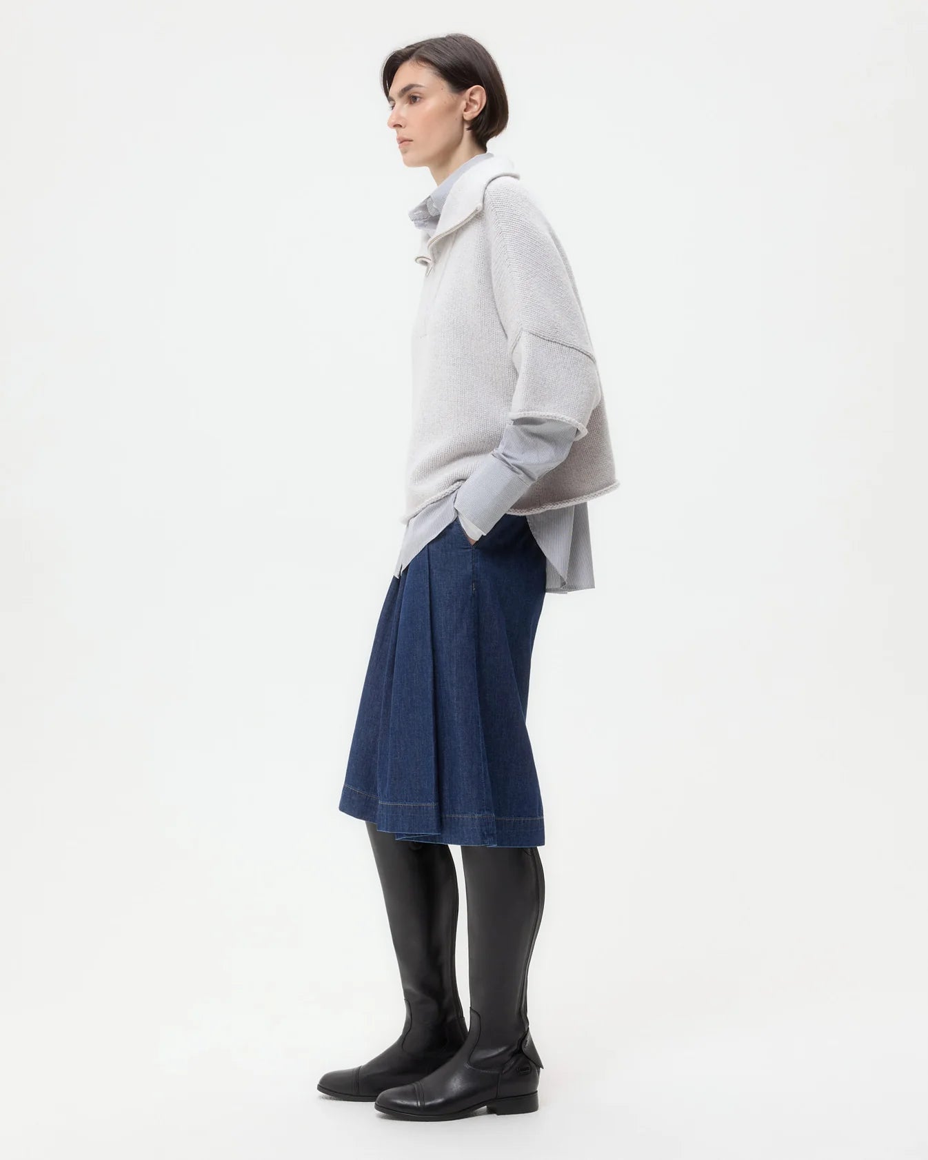 In The Morning Sweater - Light Heather Grey