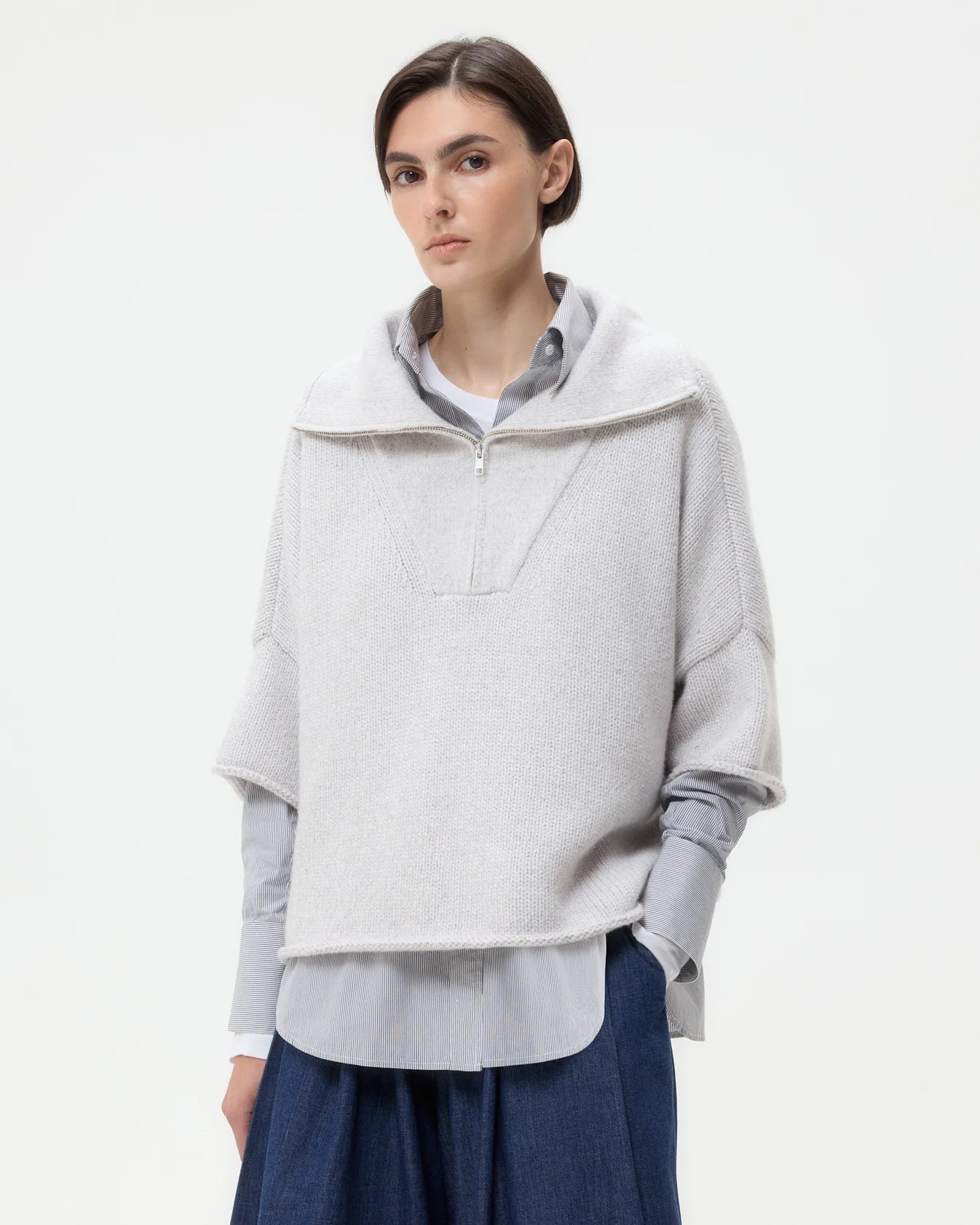 In The Morning Sweater - Light Heather Grey